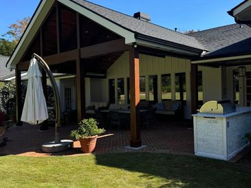 Covered porch addition in Williamston SC